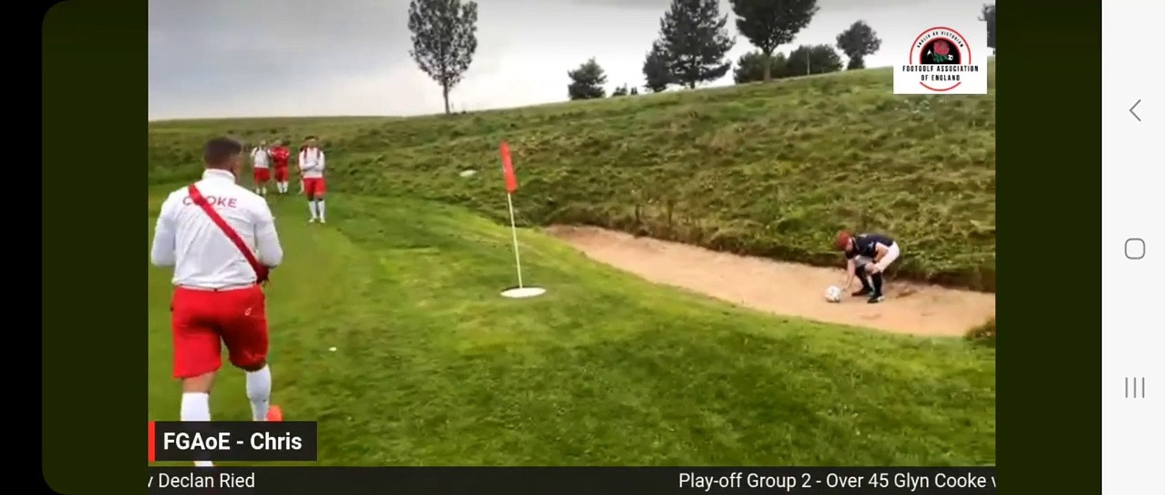 Footgolf action