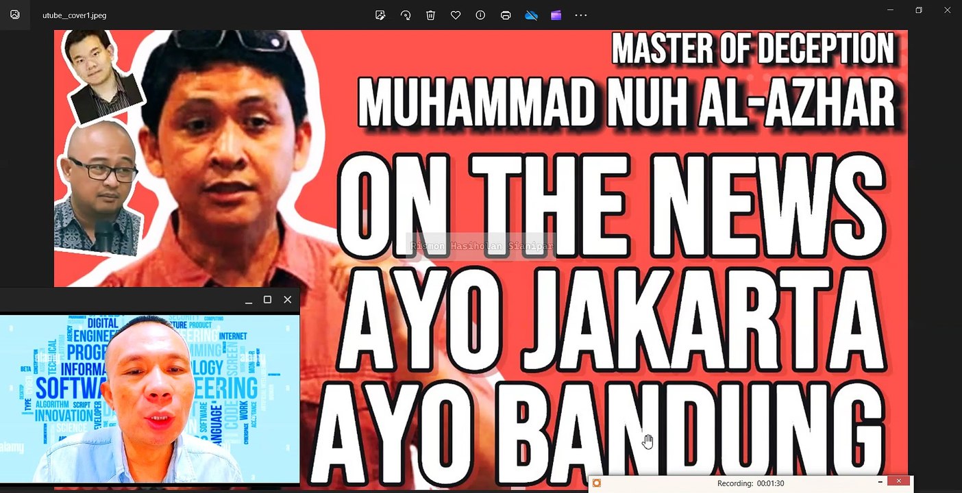 TRIBUTE TO AYO JAKARTA/BANDUNG: MENYEBAR-LUASKAN FAKTA REKAYASA MUHAMMAD NUH AL-AZHAR