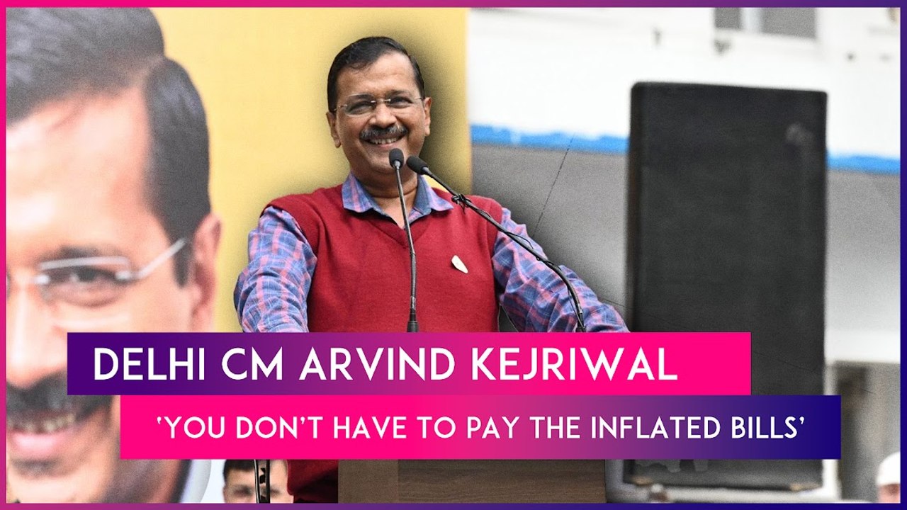 Delhi Water Bills Row: CM Arvind Kejriwal Says,...