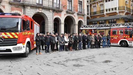 Minuto de silencio en Zamora por el incendio de Valencia