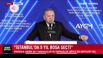 Sirkeci-Kazlıçeşme banliyö hattı açıldı! Erdoğan: İstanbul'da 5 yıl boşa geçti