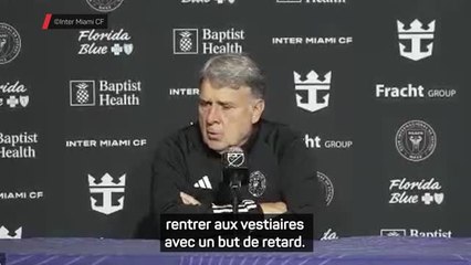 Inter Miami - Martino : "Nous avons égalisé grâce au génie de Messi"