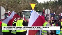 Des tracteurs paralysent Bruxelles, les 27 révisent les règles agricoles