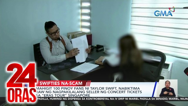 Mahigit 100 Pinoy fans ni Taylor Swift, nabiktima raw ng nagpakilalang seller ng concert tickets sa Eras Tour Singapore | 24 Oras