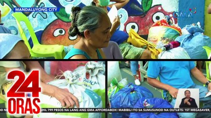 Naiipong mga basura, naipapalit sa bigas at de lata ng mga residente; ginagawang eco-bricks ang iba | 24 Oras
