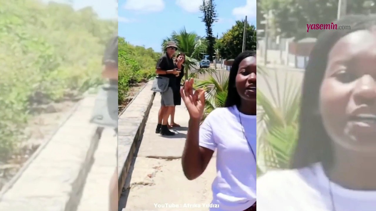 Mozambik'teki bir Alman ile bir Afrikalı'nın Türkçe sohbet etti! O anlar viral oldu