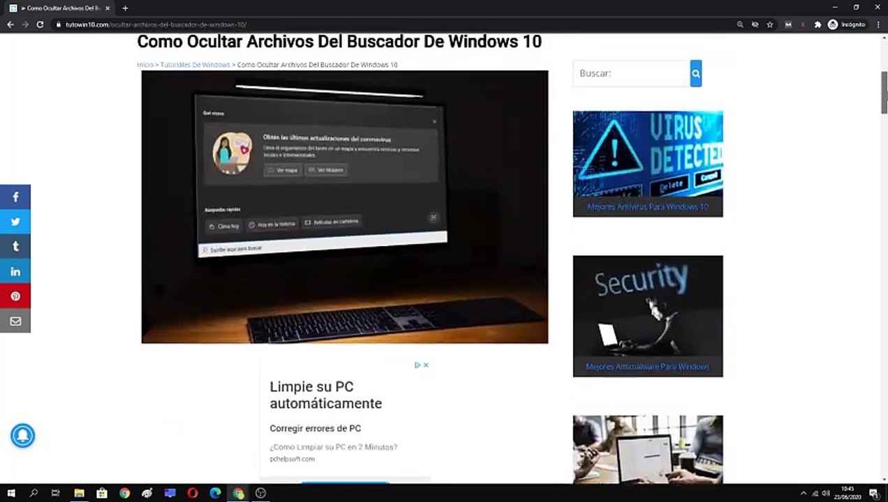 ️‍♂️ Como OCULTAR ARCHIVOS o CARPETAS de la BÚSQUEDA de WINDOWS 10 | FÁCIL y RÁPIDO
