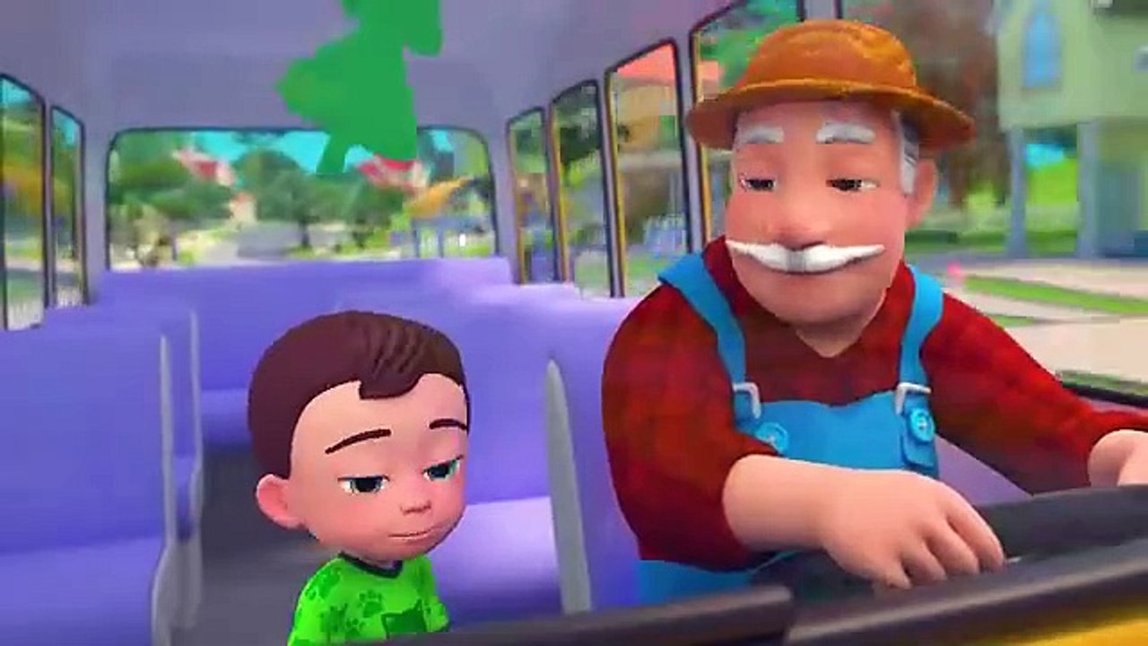 The Wheels on The Bus Song Animal Version Lalafun Nursery Rhymes Kids_Songs(360p)