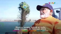 Detik-detik PM India Menyelam ke Dasar Laut Buat Berdoa