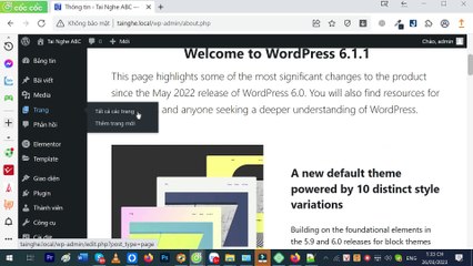 How to create menu in Wordpress website