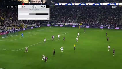 Lionel Messi marque un but décisif à l'inter Miami