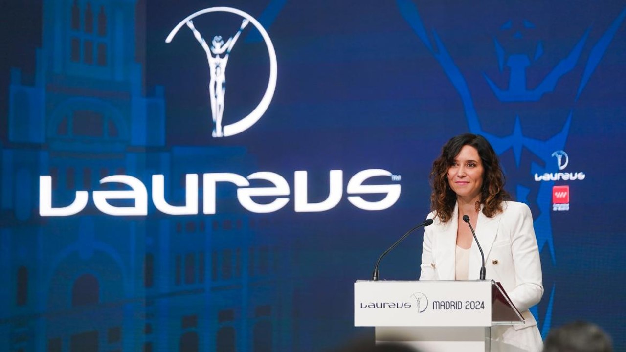 Ayuso en la presentacion de los Premios Laureus: “Madrid es el lugar de los grandes eventos deportivos”