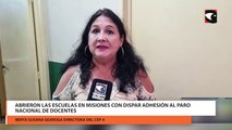 Abrieron las escuelas en Misiones con dispar adhesión al paro nacional de docentes_1