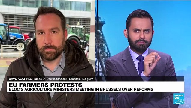 EU ministers meet over farming reforms amid anger and protests