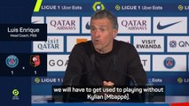 Enrique hints at Mbappé exit after early substitution in PSG tie