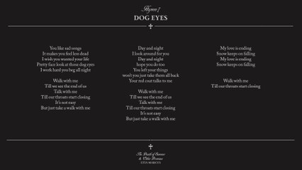 Etta Marcus - Dog Eyes (Lyric Video)