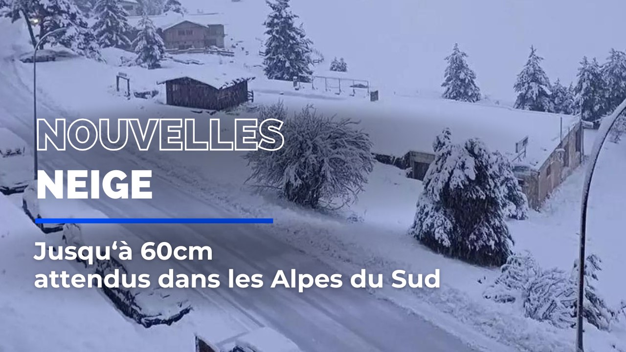La neige encore de retour dans les stations des Alpes du Sud