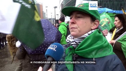 Европейские фермеры устроили масштабный протест в Брюсселе 🚜