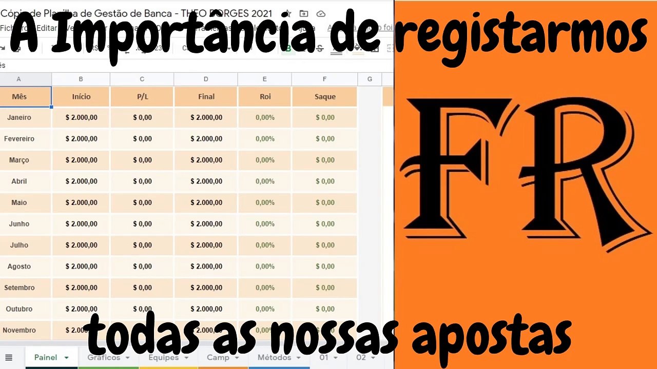 A importância de registarmos todas as nossas apostas