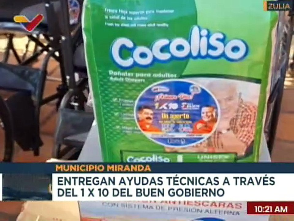 1 x 10 del Buen Gobierno entregó ayudas técnicas a los habitantes del mcpio. Miranda en el edo. Zulia