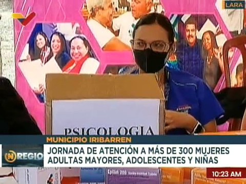 Más de 300 mujeres fueron atendidas con la GMVM en el mcpio. Iribarren del edo. Lara