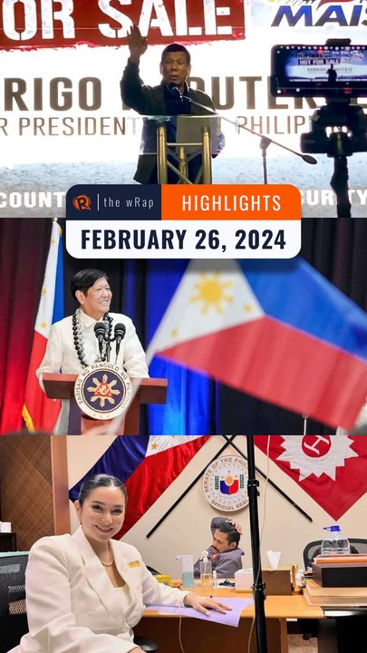 Rappler's highlights: Marcos & Rodrigo Duterte, EDSA People Power, Mariel Rodriguez | The wRap | February 26, 2024