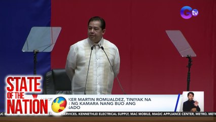 House Speaker Martin Romualdez, tiniyak na pagtitibayin ng Kamara nang buo ang RBH6 ng Senado | SONA