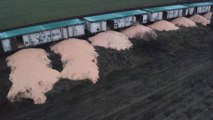 Pologne : 160 tonnes de céréales en provenance d'Ukraine déversées sur les voies ferrées