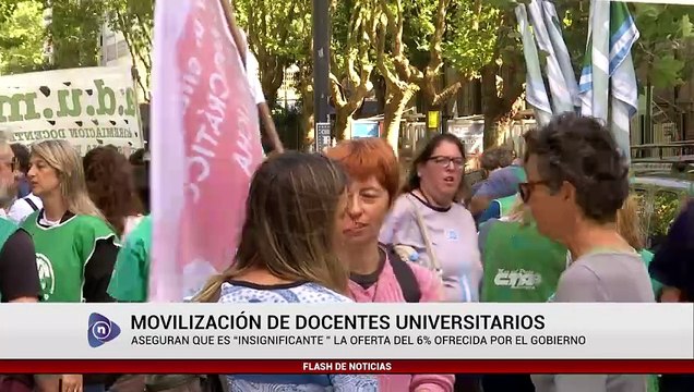 MOVILIZACIÓN DE DOCENTES UNIVERSITARIOS