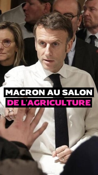 Emmanuel Macron au salon de l’agriculture