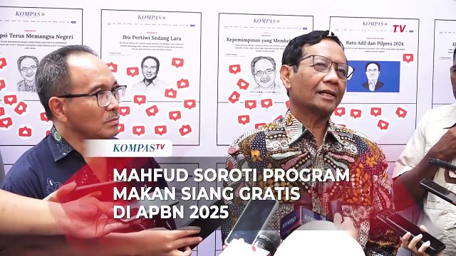 Mahfud Soroti Program Makan Siang Gratis di APBN 2025