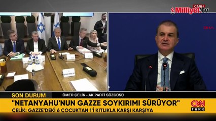 AK Parti Sözcüsü Çelik: ABD'nin Gazze vetosu utanç verici