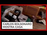 Carlos Bolsonaro divulga vídeo de sua casa após buscas da Polícia Federal