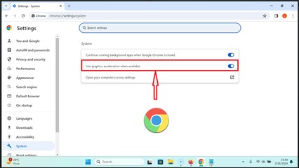 How to Enable 'Use Graphics Acceleration when Available' in Google Chrome on Windows 11?