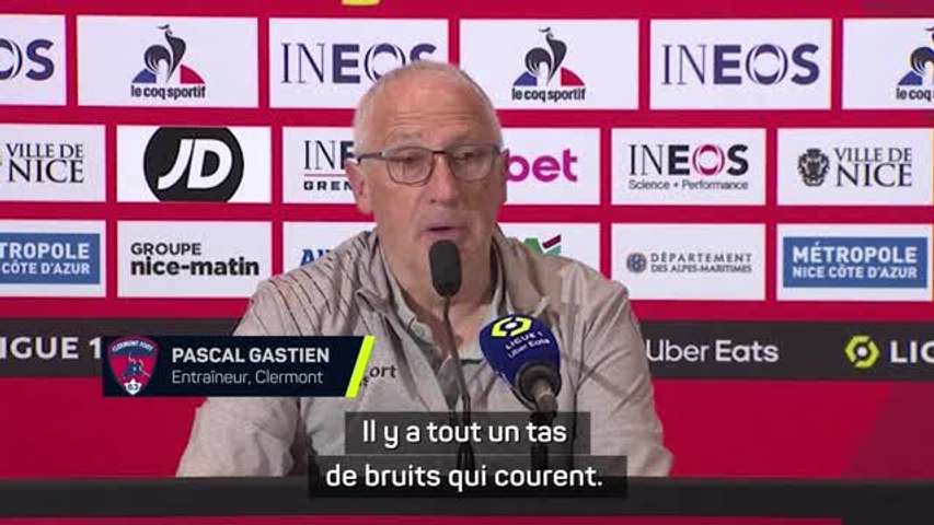 Pascal Gastien au sujet de son avenir au Clermont Foot 63 : 