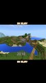 Minecraft the most popular seed 999 has changed  2018 vs 2020 vs 2024 #shorts #Minecraft #minecraftpe #top #viral #grow #instagram #reel #viralvideos #explore