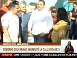 Autoridades gubernamentales entregan recuperada la calle Urdaneta del edo. Falcón