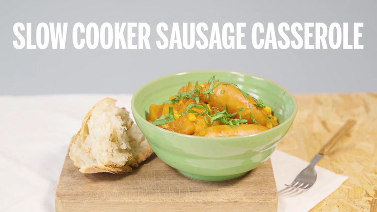 Slow Cooker Sausage Casserole | Recipe - video Dailymotion