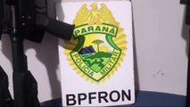 BPfron apreende Fuzis, Pistolas e Munições na BR-277 em São Miguel