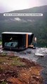 Une villa insolite en pleine nature en Norvège