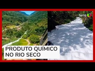 Veja como ficou o Rio Seco após vazamento de produto químico