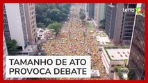 Bolsonaro na Paulista: direita e esquerda travam 'guerra' sobre tamanho da manifestação