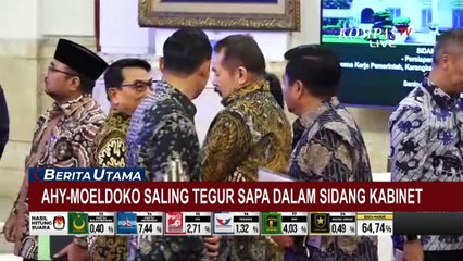 Momen Salaman dengan AHY di Sidang Kabinet, Moeldoko Akui Tak Canggung