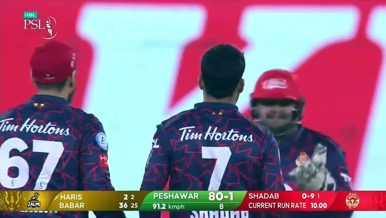 Peshawar Zalmi vs Islamabad United Match 13 - HBL PSL 9 - M1Z2U