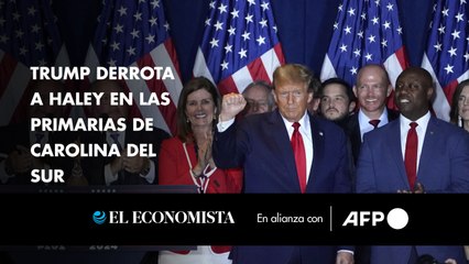 Trump derrota a Haley en las primarias de Carolina del Sur