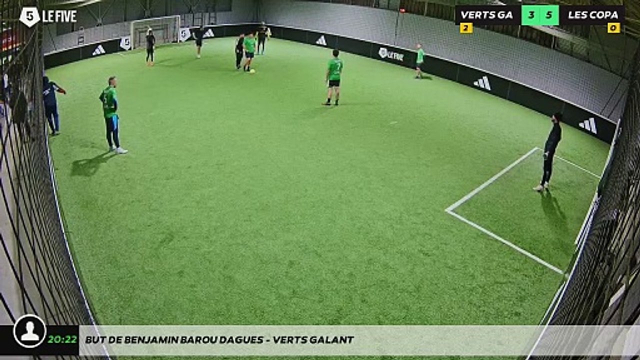 But de Benjamin Barou Dagues - VERTS GALANT