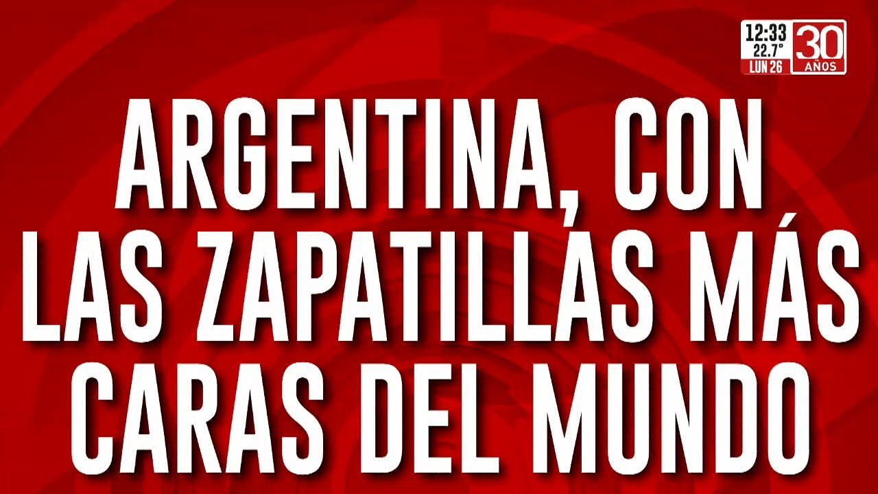 Un estudio indica que Argentina es el país con las zapatillas más caras del mundo