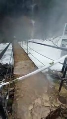 Reventón en los Chorros del río Mundo.