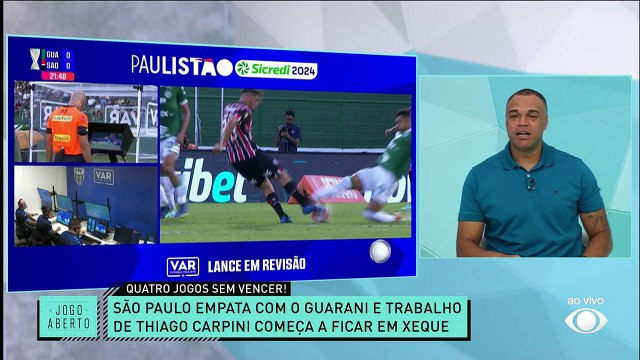 Denílson cobra jogadores do São Paulo por empate: Não é para se acomodar!