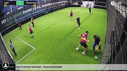 Faute de Rayan CHRIF - TEAM PARIS NORD